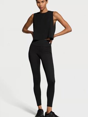 Black Victoria's Secret Elevate VSX High-Rise tight Performance Leggings Large